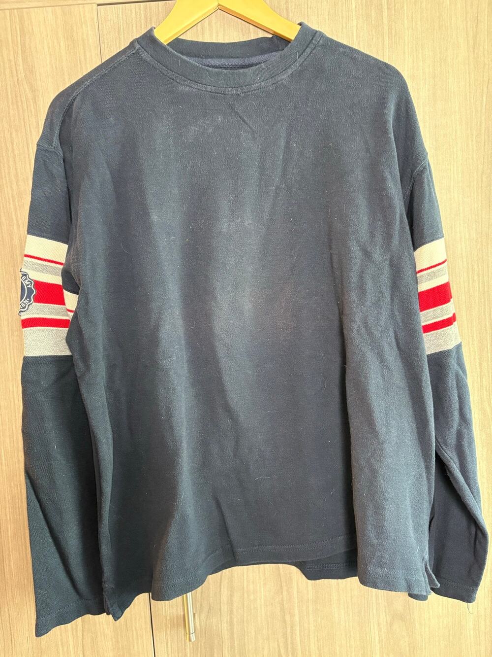 Chaps Ralph Lauren long sleeve navy blue pullover Logo men's size large